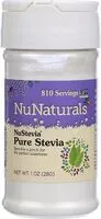 Mängden socker i NuStevia Pure Stevia