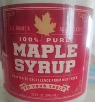 Mängden socker i Pure maple syrup