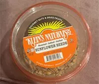 Mängden socker i Kleins naturals roasted salted hulled sunflower seeds