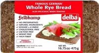 Mängden socker i Famous German Whole Rye Bread