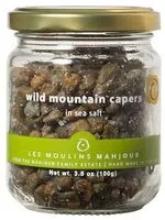 Mängden socker i Les moulins mahjoub, wild mountain capers in sea salt