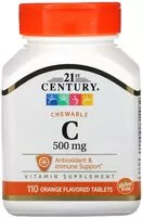 Mängden socker i Chewable C, 500 mg