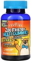 Mängden socker i Zoo Friends Multi Gummies, Plus Extra C