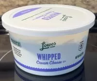 Mängden socker i Lowes Foods Whipped Cream Cheese