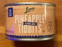 Mängden socker i poneapple Tidbits