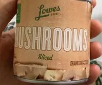 Mängden socker i Sliced mushrooms