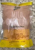 Mängden socker i Mild Cheddar Shredded Cheese