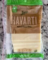 Mängden socker i Havarti Natural Cheese Slices