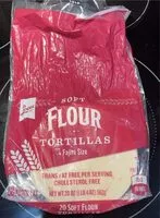 Mängden socker i Lowes Foods Soft Flour Tortillas Fajita Size