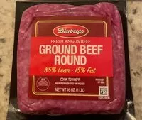Mängden socker i Ground beef round