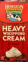 Mängden socker i Heavy whipping cream