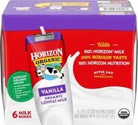 Mängden socker i Vanilla Organic Lowfat Milk