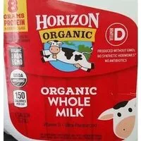 Mängden socker i Organic whole milk