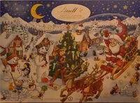 Mängden socker i Holiday assorted chocolate advent calendar
