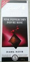 Mängden socker i Chocolat noir Excellence poivre rose