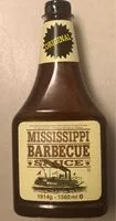 Mängden socker i Mississippi Barbecue Sauce Original