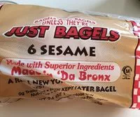 Mängden socker i 6 bagels sésame