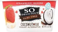 Mängden socker i Dairy-free coconutmilk strawberry banana yogurt alternative