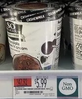 Mängden socker i Chocolate cookies 'n' cream cashew milk non-dairy