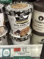 Mängden socker i So delicious, dairy free, non-dairy frozen dessert, coconut milk, mocha almond fudge