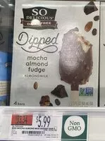 Mängden socker i Almond milk non-dairy frozen dessert mocha almond fudge