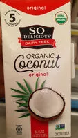 Mängden socker i Organic coconut milk beverage