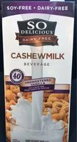 Mängden socker i Unsweetened vanilla cashewmilk beverage