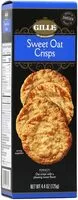 Mängden socker i Gille - Sweet Oat Crisps from Sweden, 4.4oz (125g) Box