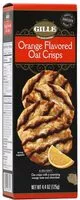 Mängden socker i Gille - Orange Oat Crisps from Sweden, 4.4oz (125g) Box
