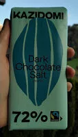 Mängden socker i Chocolat noir 72% à la pointe de sel