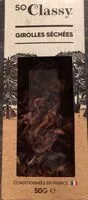 Mängden socker i Girolles séchées