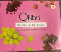 Mängden socker i Barre de céréales chocolat noir, noisettes & raisins