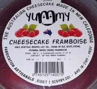 Mängden socker i Cheesecake framboise