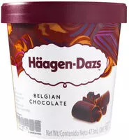 Mängden socker i Sorvete Chocolate Belga Häagen Dazs Pote 473ml