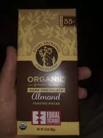 Mängden socker i Organic Dark Chocolate, Almond