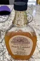 Mängden socker i Peach Cobbler Syrup