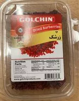 Mängden socker i Dried Barberries