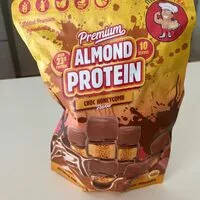 Mängden socker i Choc Honey comb Almond Protein