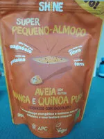 Mängden socker i Super pequeno almoço aveia manga e quinoa puffs