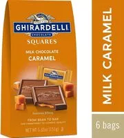 Mängden socker i Milk caramel filled squares