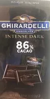 Mängden socker i Intense Dark Chocolate, 86% Cacao, Midnight Reverie