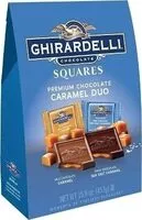 Mängden socker i Caramel duo premium chocolate squares