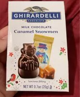 Mängden socker i Milk chocolate caramel snowmen
