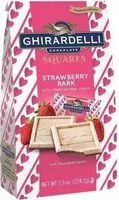 Mängden socker i Valentine strawberry bark squares