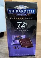 Mängden socker i Intense Dark 72% Cacao Dark Chocolate