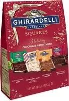 Mängden socker i Chocolate holiday chocolate assortment squares