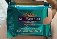 Mängden socker i Milk chocolate sea salt caramel squares