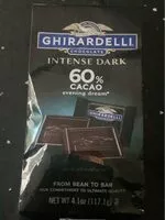 Mängden socker i Ghirardelli Intense Dark 60%