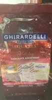Mängden socker i Ghirardelli chocolate squares holiday chocolate assortment
