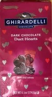 Mängden socker i Dark Chocolate Duet Hearts